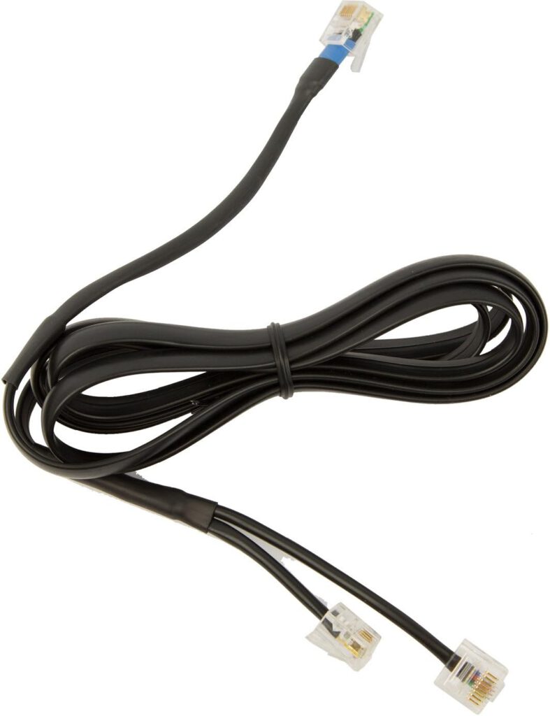 Jabra DHSG-Kabel 14201-10 für GN9300 und GN9350 Headsets, kompatibel mit DHSG-Tischtelefonen.